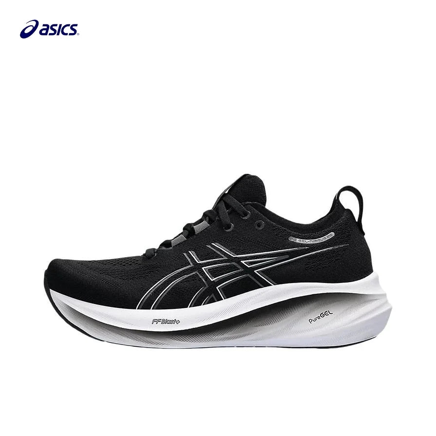 Original Asics Nimbus 26 Running Shoes Men Cushion Wear-resistant Actual Combat Shoes Unisex Sneakers