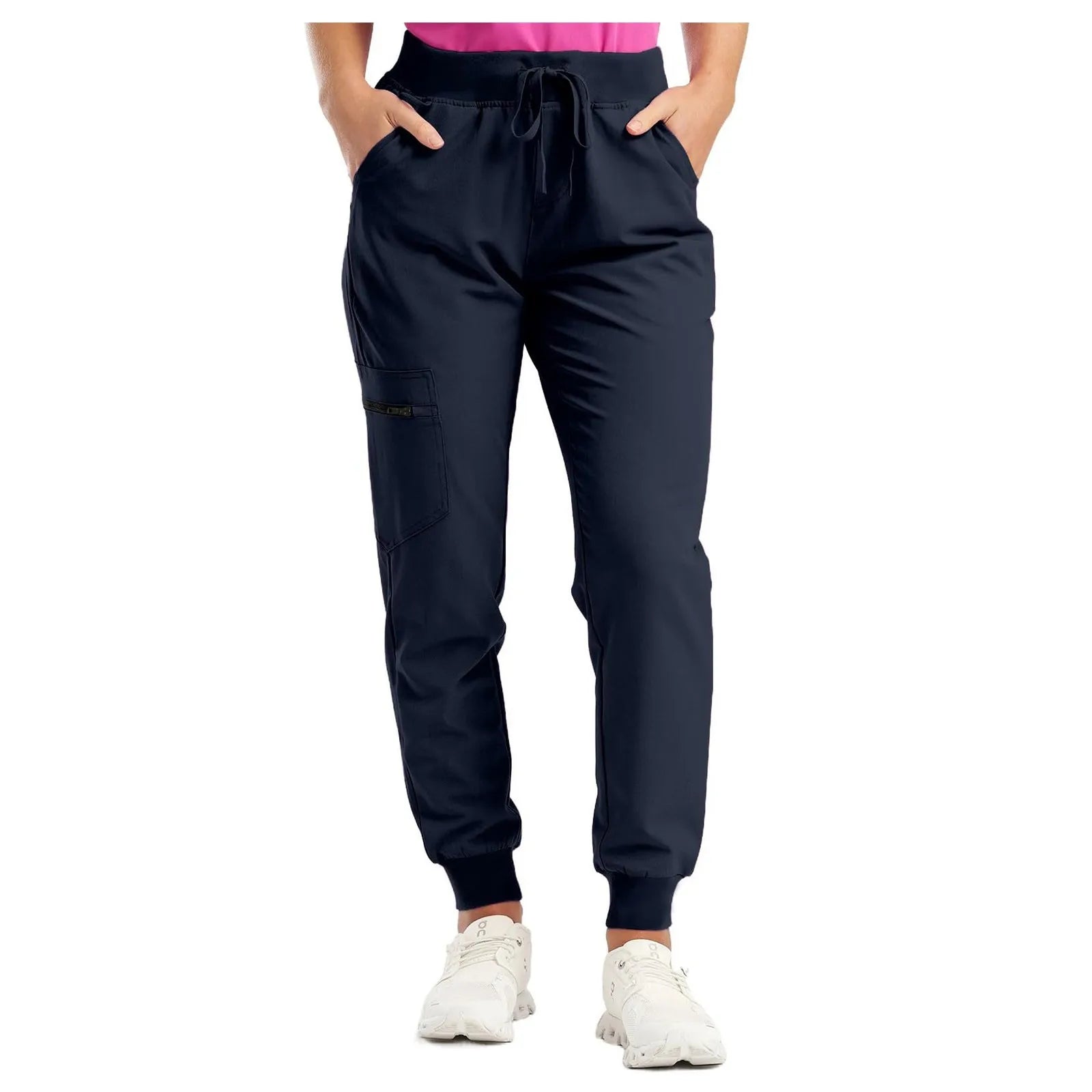 New Jogger Women Men Medical Scrub Work Bottoms Unisex Stretch Beauty Trousers Clinic Doctor Nurse Pants