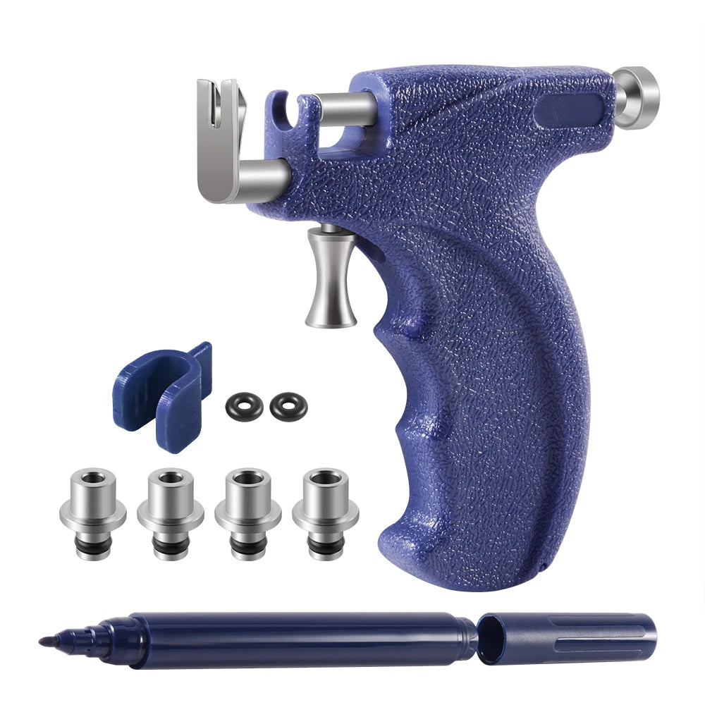 Professional Universal Ear Piercing Gun Tools Steel Birthstone Studs Earring Safe Helix Piercing Tool Body Jewelry Machine Kit