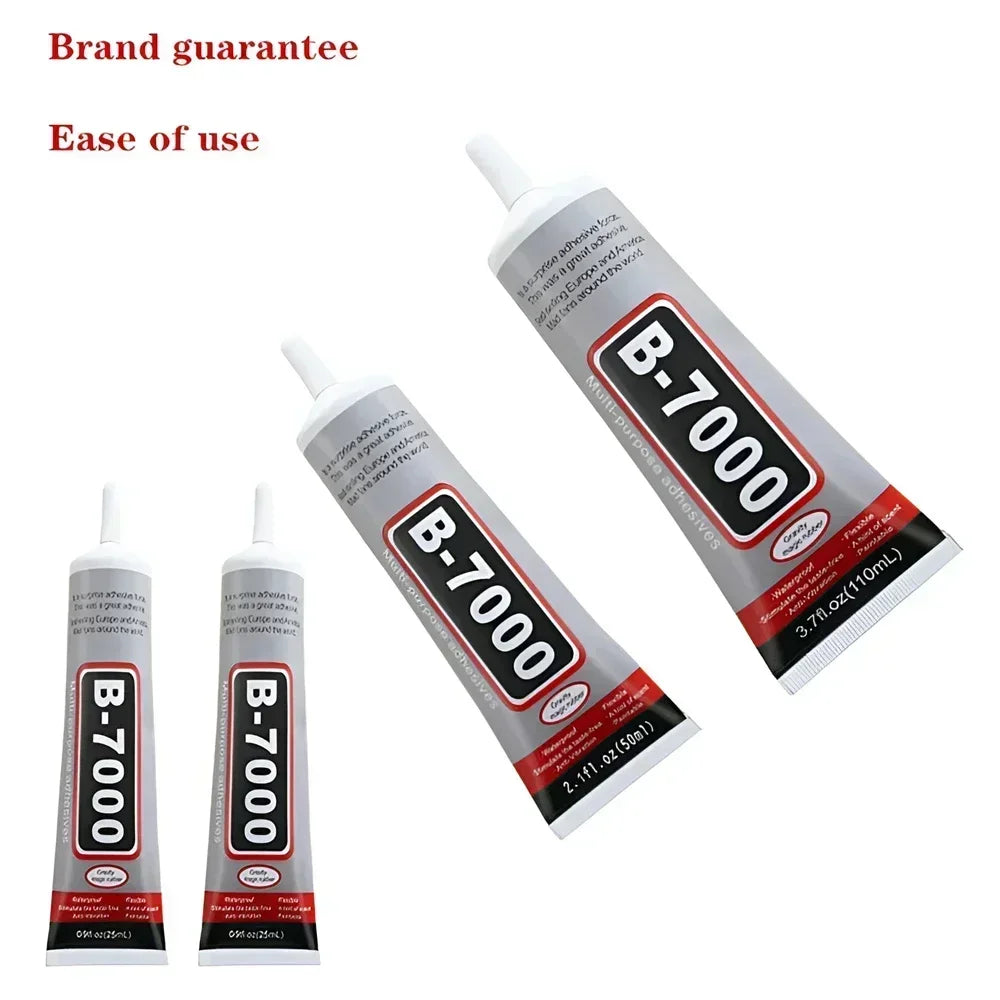 15/50/110ml B-7000 Glue T-8000 Adhesive Epoxy Resin Repair Cell Phone Touch Screen Liquid Glue Jewelry Craft Adhesive Glue