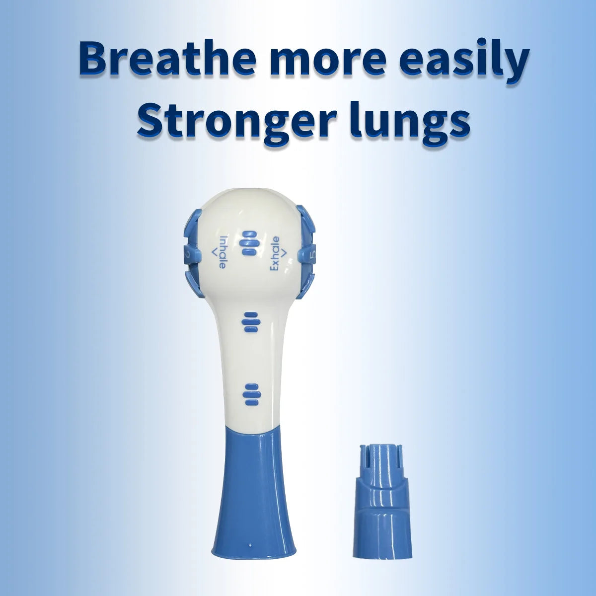 Portable breathing trainer Increases lung capacity Aerobic adjustable resistance exercisers quickly increase lung capacity