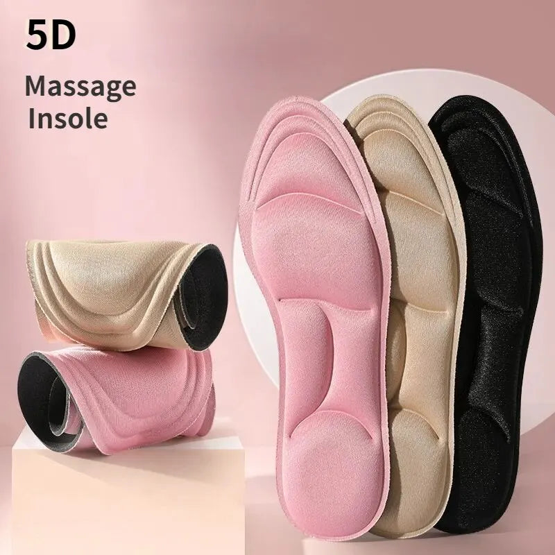 5D Massage Memory Sport Insoles Shoes Breathable Cushion Men Women Orthopedic Arch Support Insoles Care Orthopedic Insole