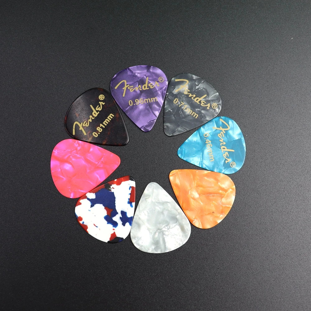 20&50&100 Pcs Acoustic Electric Guitar Picks Plectrum Celluloid Guitar Picks Accessories with Box Thickness 0.46mm-0.96mm