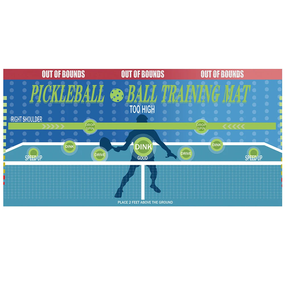 Pickleball Practice Board Pickleball Dink Wall Pad Pickleball Training Dink Pad for Outdoor & Indoor Court Use