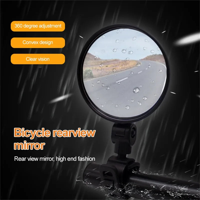 1/2PCS Universal Bike Rearview Mirror 360 Degree Adjustable Rear View Mirror Cycling Accessories Bicycle Handlebar Mirrors