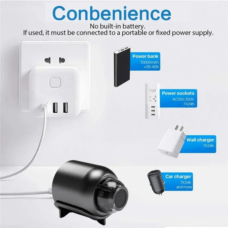 New X5 Camera Wireless 1080P Surveillance Security Video Cam Night Vision Motion Detect  Camcorder Mini Cam Monitor Smart Home