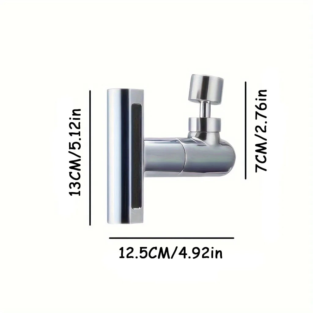 1 Piece 4 in 1 Kitchen Sink Faucet with Universal Swivel Shower Head, Splash Proof 360 Degree Rotation