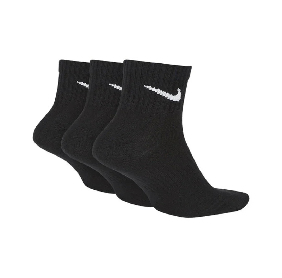 Nike Everyday Lightweightcrew Unisex Sports Socks Men's and Women's 3 Pairs Stockings for Athletic Training S M L XL SX7676