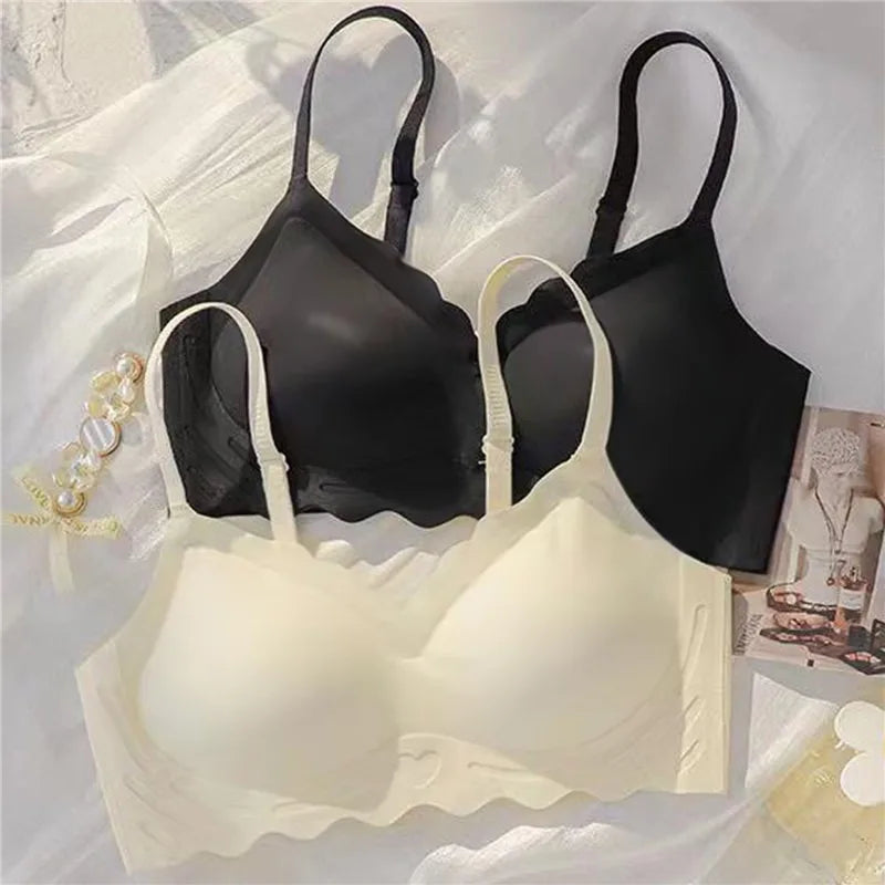 Sexy Seamless Bra Women Comfort Lingerie Sports Padded Tops Sexy Wireless Underwear Soft Bralette Support Bra Thin Intimates