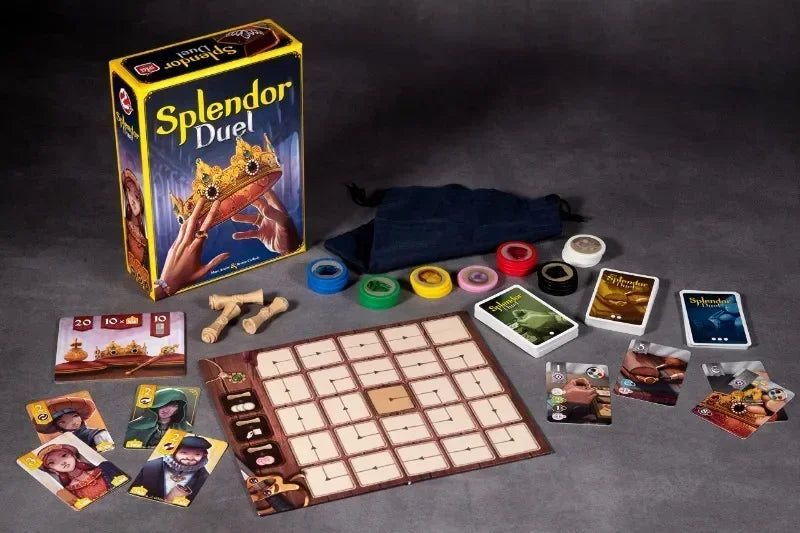 Splendor Duel Board Game Strategy Game for Kids and Adults Fun Family Game Night Entertainment Party Game for Family Collection