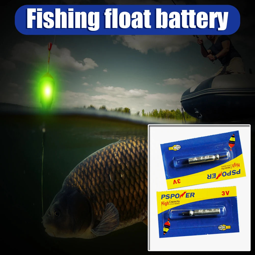 5/200PCS Luminous Electric Battery CR311 CR316 CR322 CR425 CR435 Fishing Floats Lithium Pin Battery Tackles Night Fishing Float