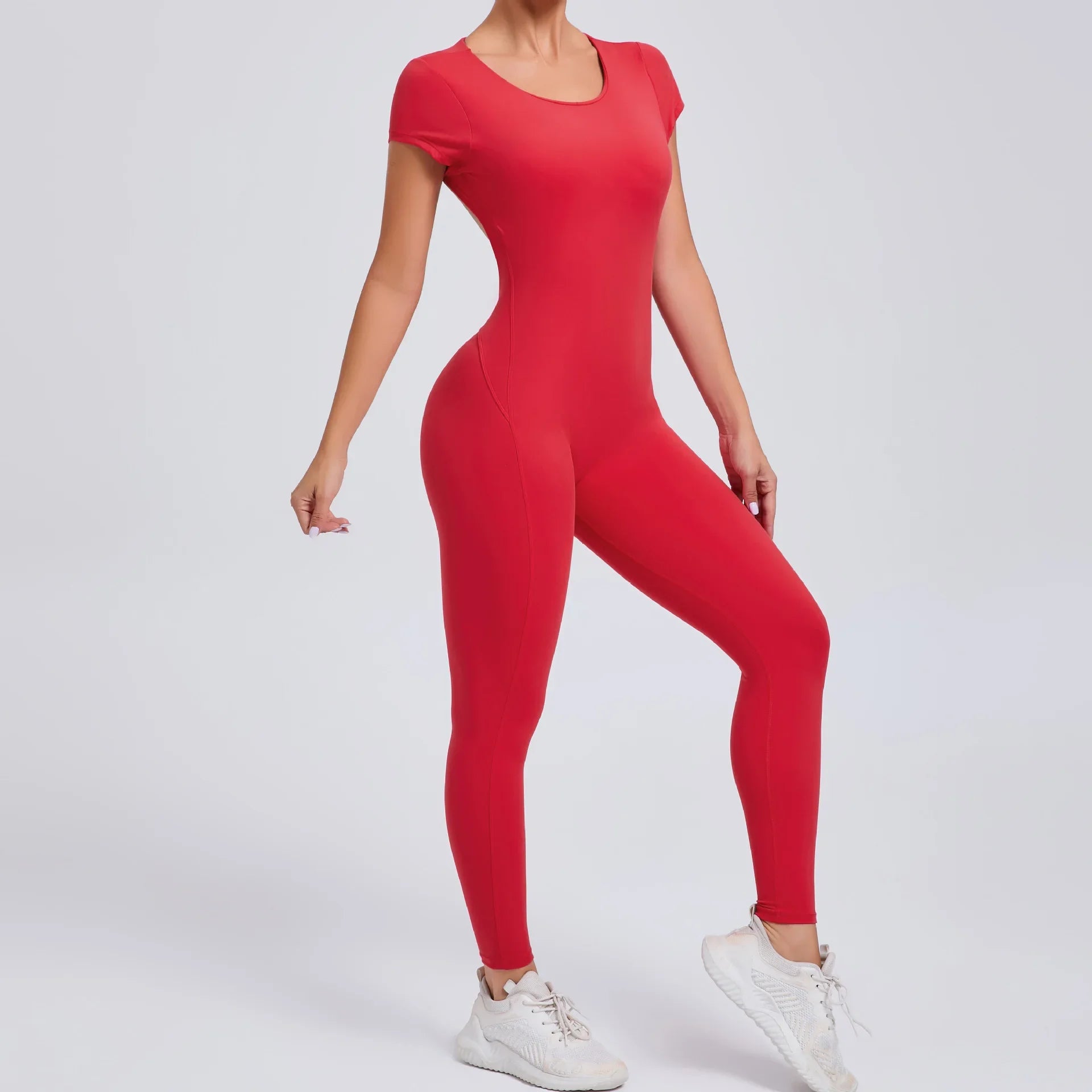 Jumpsuit Women 2024 Sportswear Padding Sports Overalls for Women Tracksuit One Pieces Monos Para Mujer Brown Beige Red Grey Navy