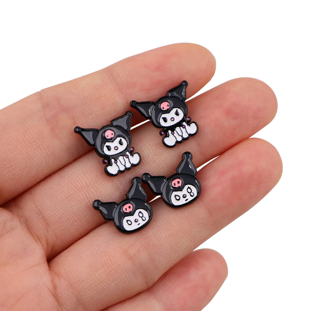 Cute Cartoon Angle Metal Earrings For Women Girl Stud Earring Trendy Stainless Steel Earrings Ear Piercing Jewelry Party Gift