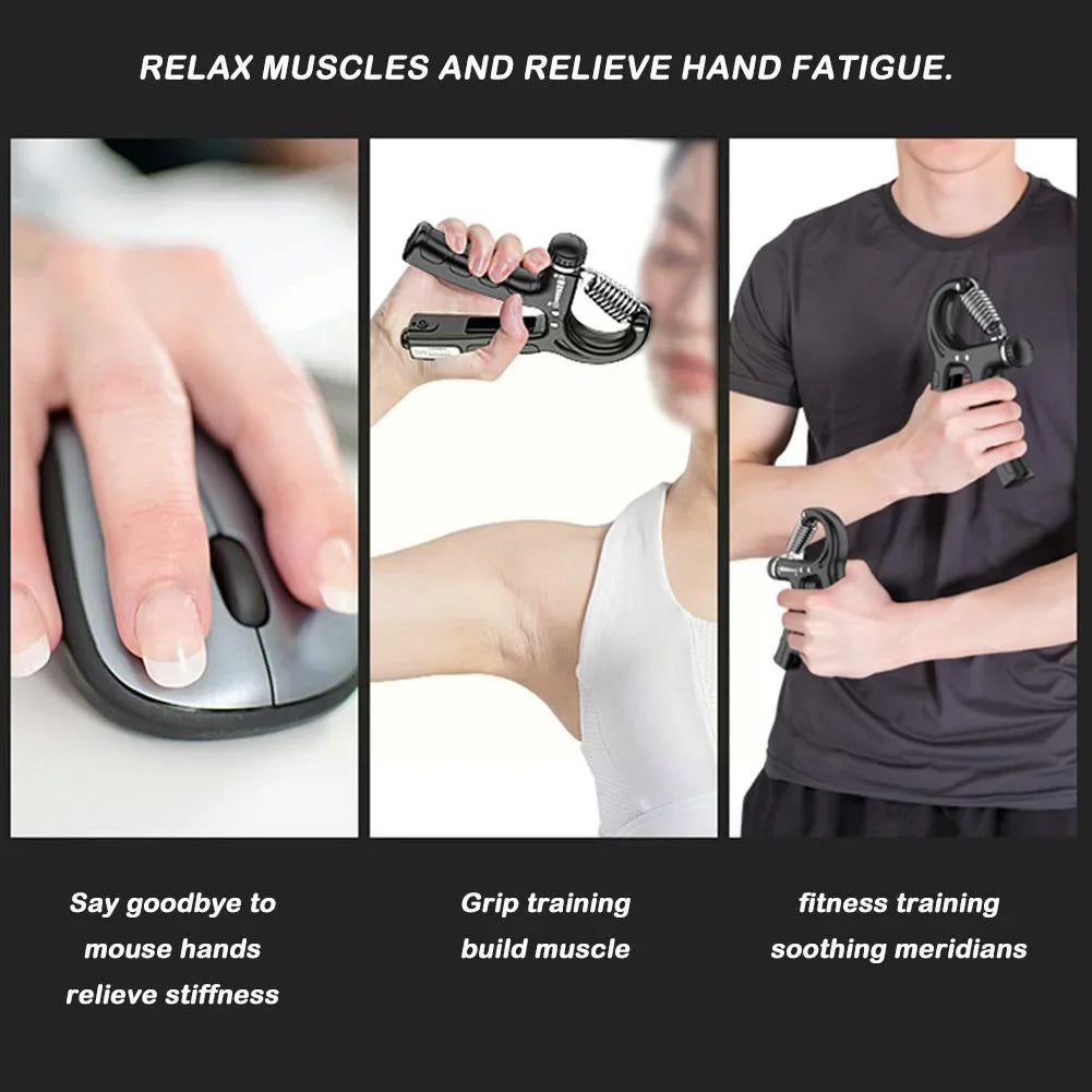 Adjustable Finger And Forearm Strengthening Kit - Improve Grip Strength And Flexibility With Resistance Hand Grippers