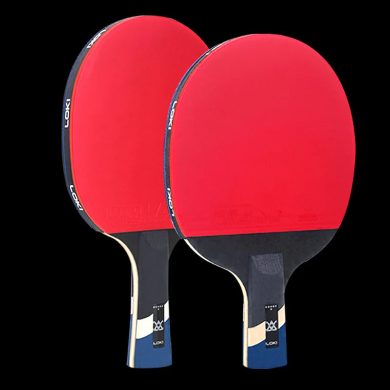 LOKI 9 Star Table Tennis Racket Professional 5+2 Carbon Ping Pong Paddle 6/7/8/9 Star Ultra Offensive with Sticky Rubbers