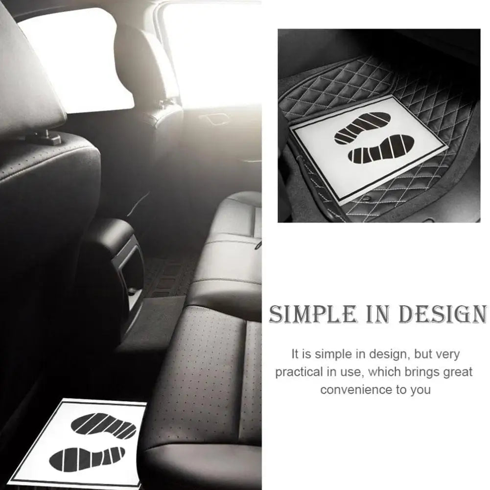 25/50/100Pcs Paper Floor Mat Disposable Car Floor Mats Car Mat Protector Car Paper Floor Anti-dirty Mat Car Interior Accessories