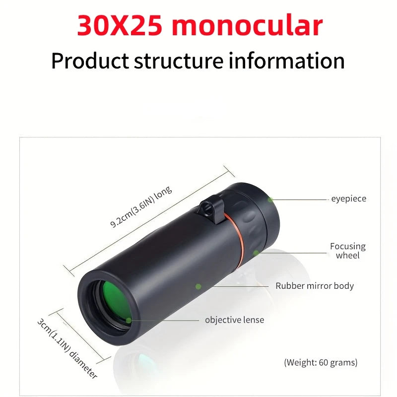 5000x25 50000m Zoom BAK4 HD Telescope Professional Powerful Binoculars Long Range Portable Monocular Optics For Camping Outdoor