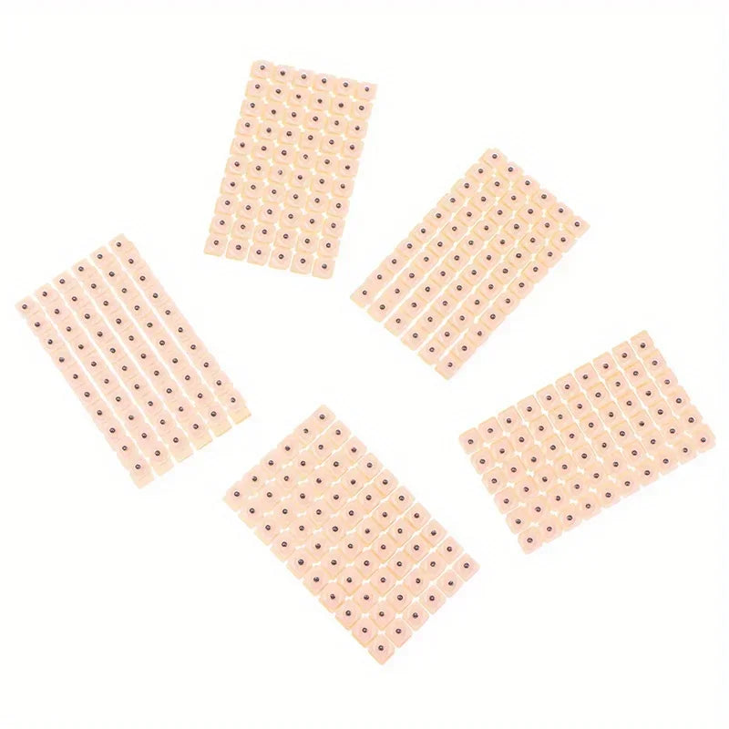 600/1200PCS Relaxation Ear Stickers Therapy Needle Patch Ear Acupuncture Needle Ear Massage Care Auriculotherapy Vaccaria Seeds