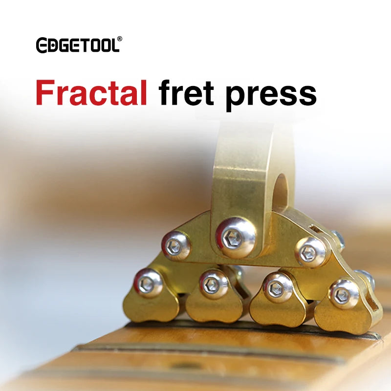 Guitar fractal fret press  acoustic electric instruments suit for various radius fretboard curvatures fret press tool