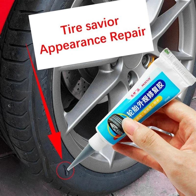 Car Motorbike Bicycle Tyre Tire Repair Sealant Liquid Rubber for Tire Repairing Glue Liquid Strong Rubber Adhesive Glue Tool