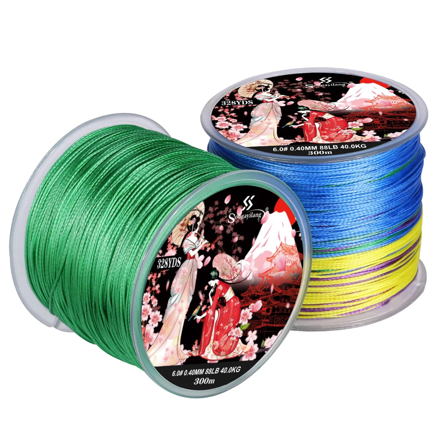 Sougayilang 8 Strands Braided Fishing Line 100M 300M Multifilament Carp Fishing Japanese Braided Wire Fishing Accessorie PE Line