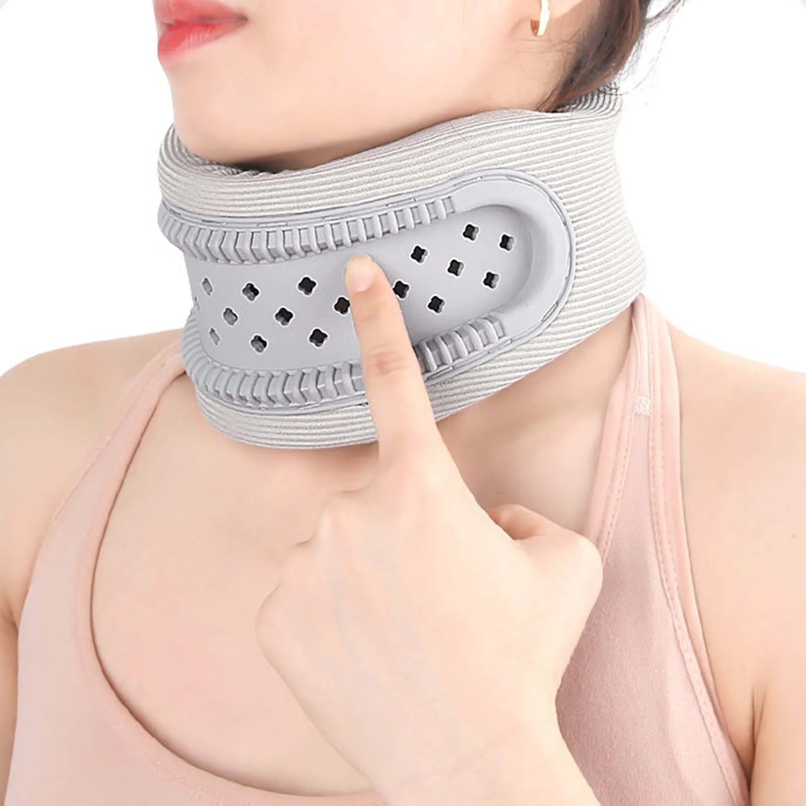 Cervical Sponge Neck Protector Stabilizes & Relieves Pressure in Spine Collar Gift for Friends Family Members