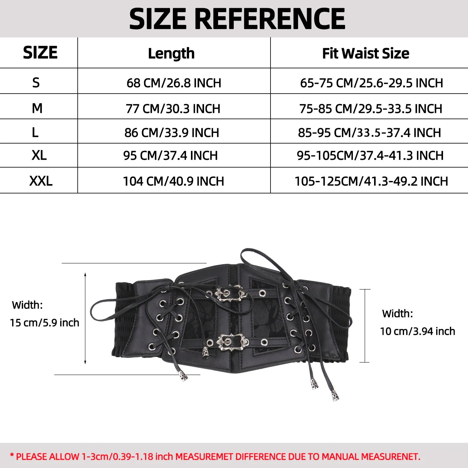 Lace Elastic Retro Pin Buckle Ladies's Cummerbunds Girdle tie rope wide multi-size Belts For Women On Shirt Dress Girdle Corset