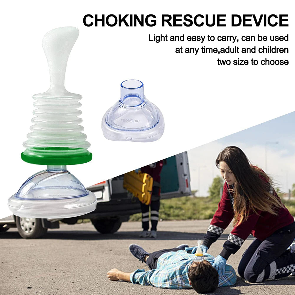 1 Set First Aid Kit Portable Anti Choking Device Choking Emergency Life Saving Suction Vac Anti Choke Device for Adult Children