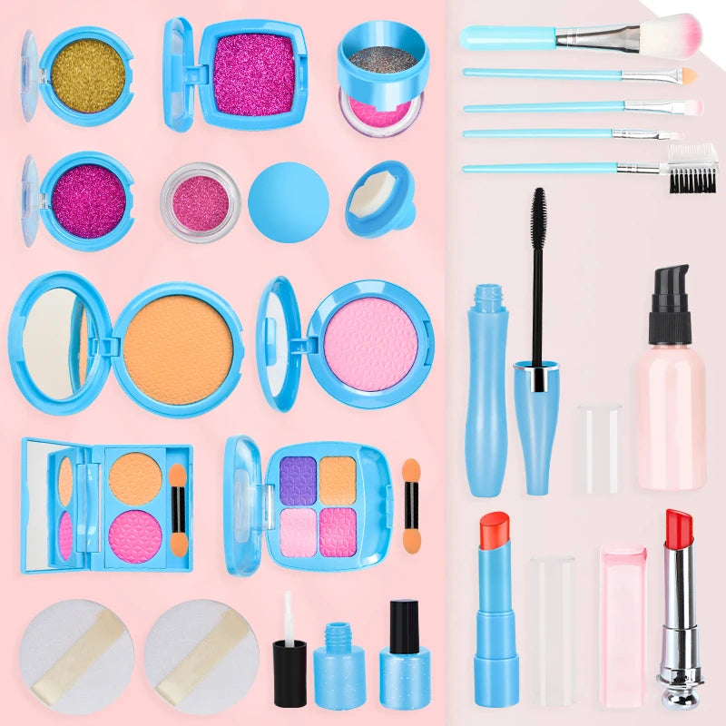 Girl Pretend Play Make Up Toy Simulation Cosmetic Makeup Set Princess Play House Kids Educational Toys Gifts For Girls Children