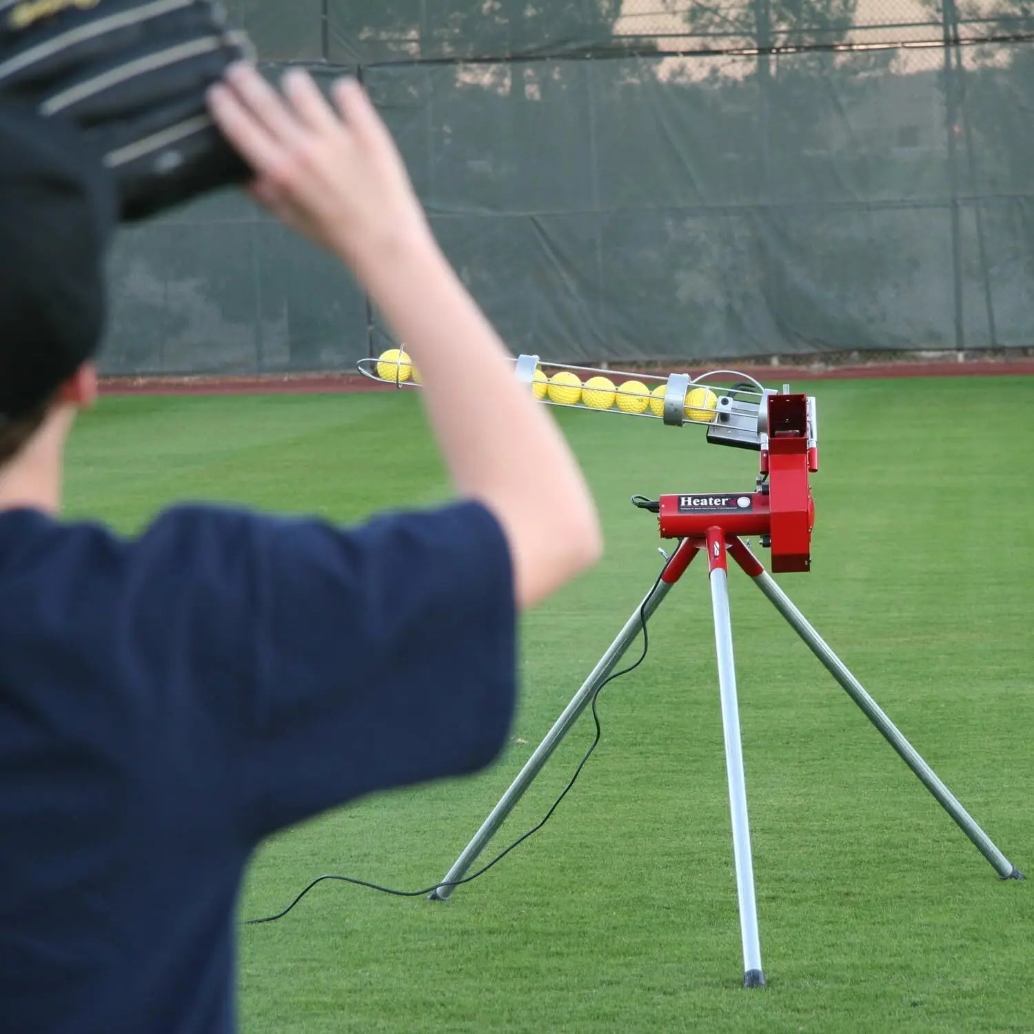 Heater Sports Heavy Duty Baseball Pitching Machine with Bonus Ball Feeder for Kids, Teens, Adults, Little League, Pitch League