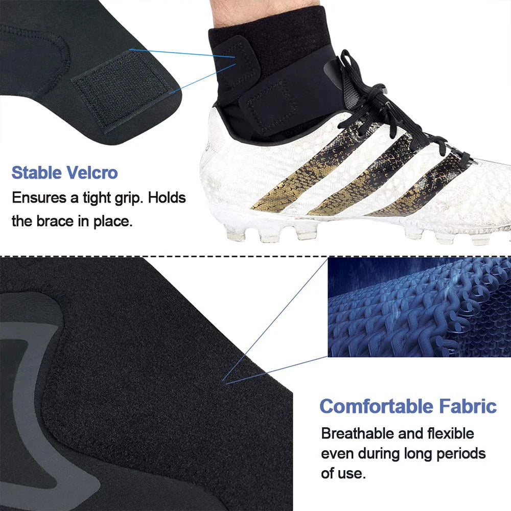 1Pcs Adjustable Compression Ankle Sleeve Elastic Ankle Brace Guard Foot Anti-Sprain Support Heel Protective Strap