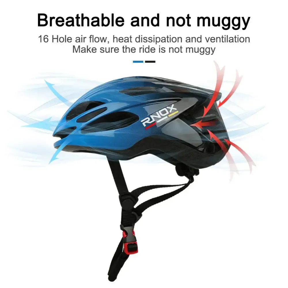 RNOX New Ultralight Cycling Helmet Safety Cap Bicycle Helmet for Women Men Racing Bike Equipments Road MTB Adult Bike Helmets