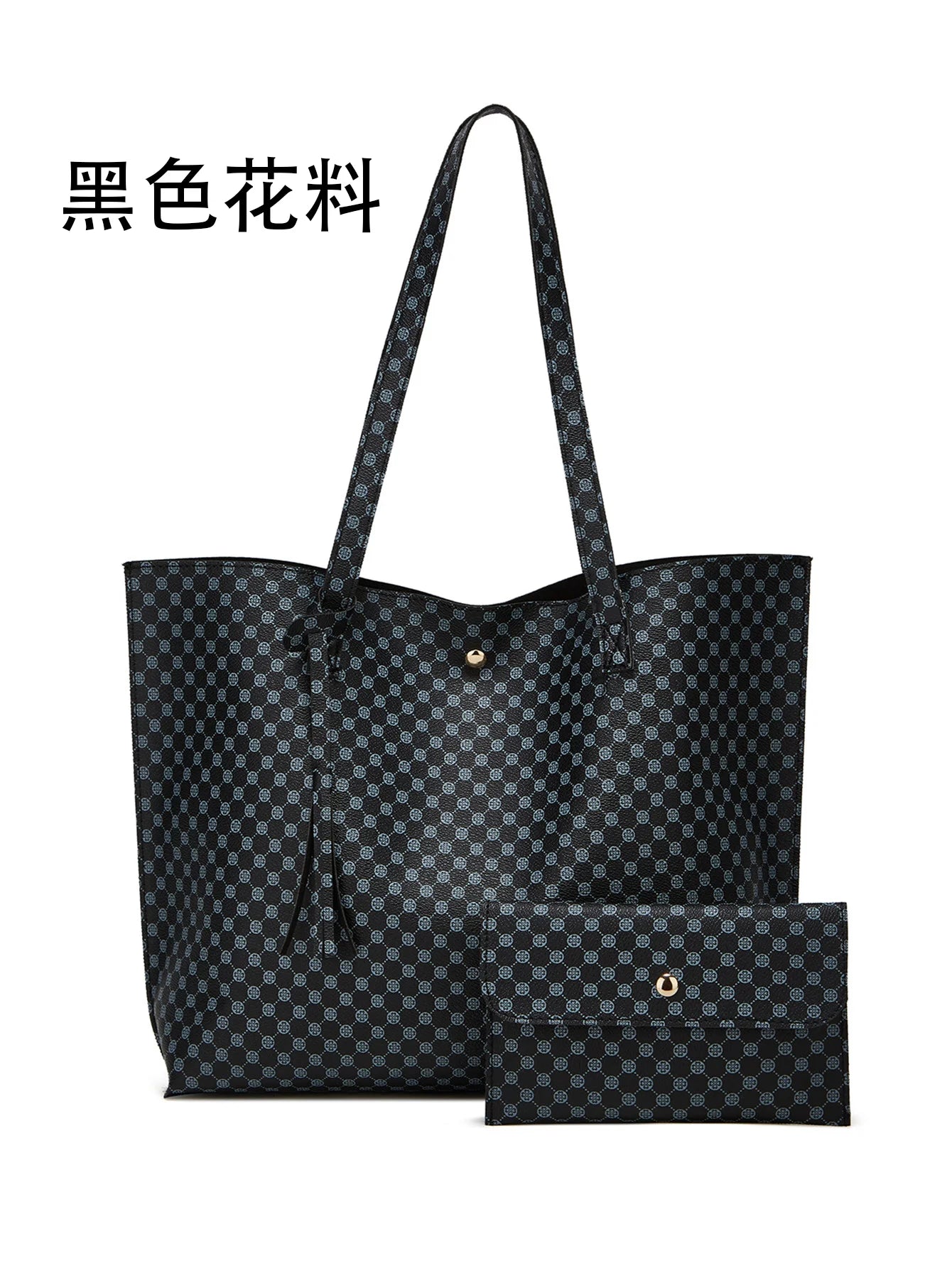 High-capacity ladies business tote bag new fashion handbag cross-border trend ladies shoulder bag large document bag