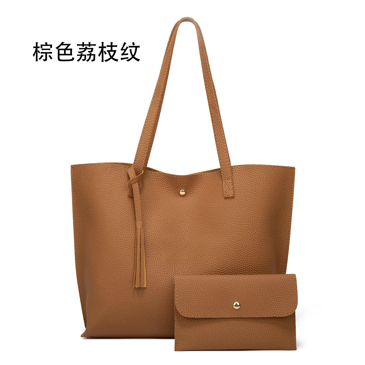 High-capacity ladies business tote bag new fashion handbag cross-border trend ladies shoulder bag large document bag