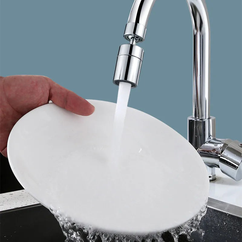 New 2 Mode Kitchen Faucet Spray Head Filter Adjustable 360° Rotary Splashback Tap Nozzle Bubbler Kitchen Sink Faucet Aerator