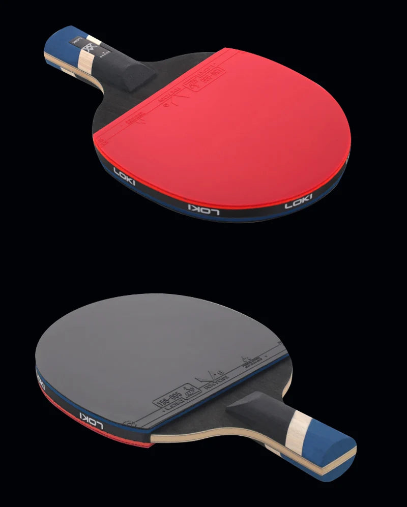 LOKI 9 Star Table Tennis Racket Professional 5+2 Carbon Ping Pong Paddle 6/7/8/9 Star Ultra Offensive with Sticky Rubbers