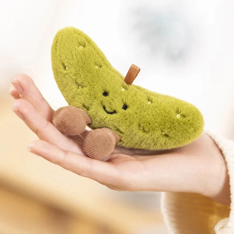 Simulation Cute Smile Potatoes Sour Cucumber Dolls Soft Stuffed Plants Funny Plush Toys for Girls Kids Birthday Gifts Home Decor