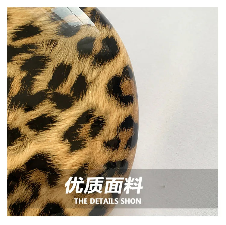 Ladies Famous Brand Evening Clutch Bag Heart Shape PU Patent Leather Leopard Print Luxury Phone Shoulder Handbag Women Wrist Bag