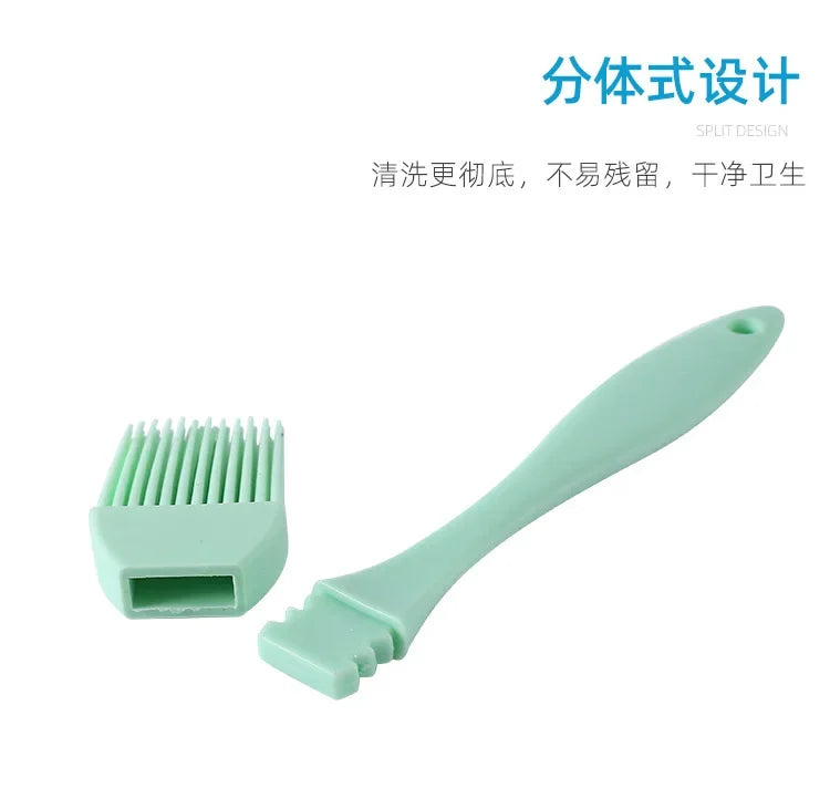 1PC Silicone Barbecue Brush Cooking Barbecue Heat Resistant Oil Brush Kitchen Supplies Stick Cake Tools Utensils Bbq Rill Utdoor