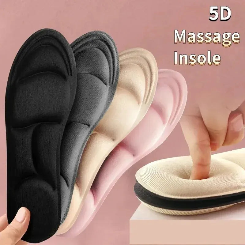 5D Massage Memory Sport Insoles Shoes Breathable Cushion Men Women Orthopedic Arch Support Insoles Care Orthopedic Insole