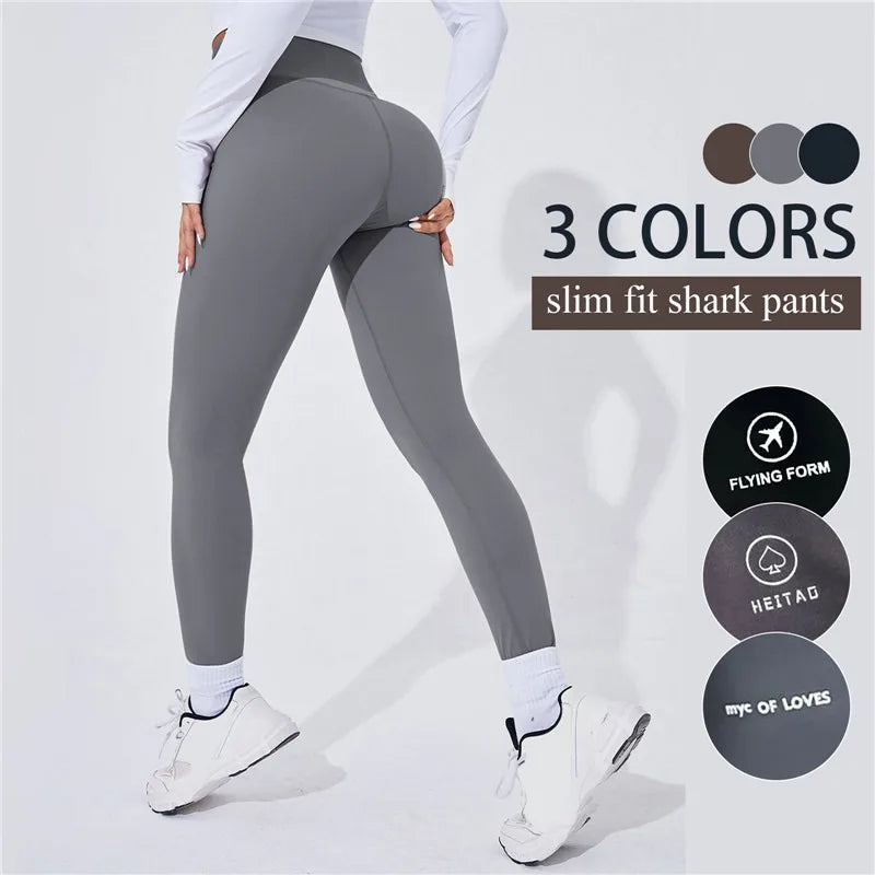 High Waist Yoga Warm Leggins Sports Tights Thermal Woman Running Pants Sexy Butt Lifting Leggings Push Up Panties Gym Fitness