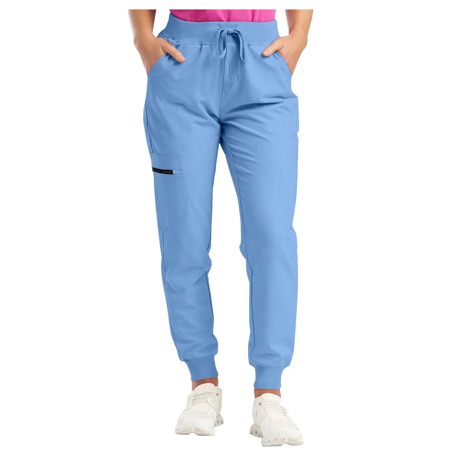 New Jogger Women Men Medical Scrub Work Bottoms Unisex Stretch Beauty Trousers Clinic Doctor Nurse Pants