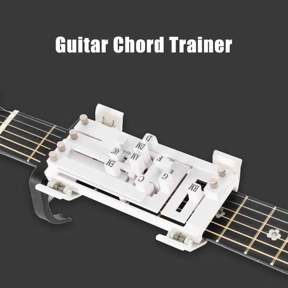 Guitar Chord Helper One-Touch Chords Presser Guitar Learning Tool Guitar Chord Trainer Practice Aid for Beginners