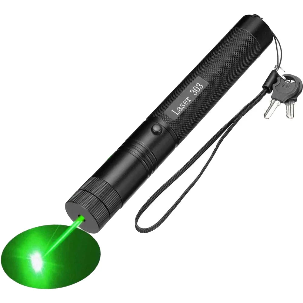 Outdoor Gadget Accessories 303 Green Camping Equipment USB Charger Laser Light