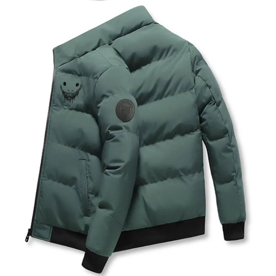 Fashionable Men's Coat winter down jacket new Men's stand Collar Casual coat trend trench Coat