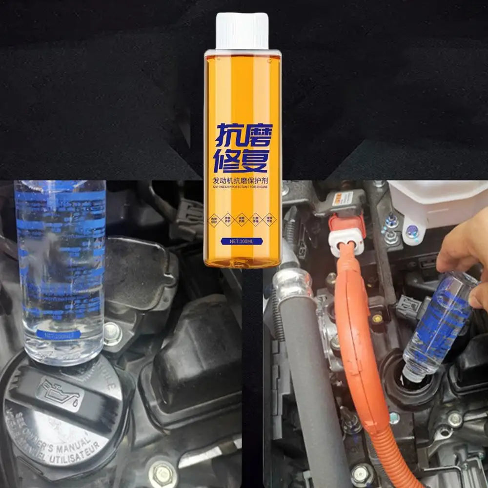 Anti-Wear Engine Oil 100ml Noise Reduction Protective Auto Engine Oil Cooling Formula Vehicle Care Supplies For Sedans Most Cars