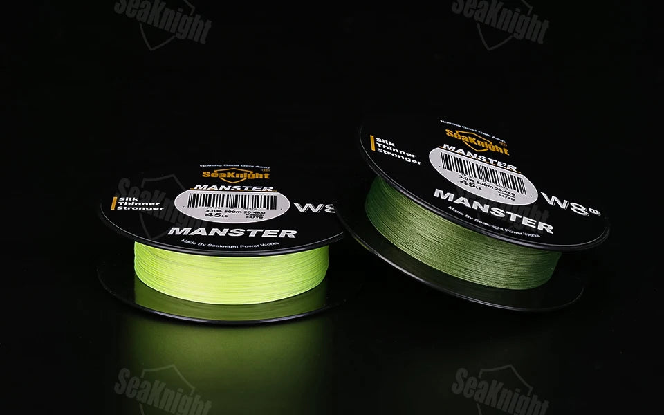 SeaKnight Brand W8 II Series Fishing Lines 8 Weaves 500m 300m 150m Upgrade Strong Braided PE Line for Seawater fishing 15-100LBs