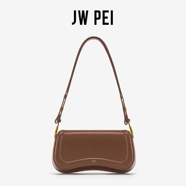 JW PEI Women's Fashion Adjustable Crossbody Shoulder Bag Retro Underarm Saddle Bag