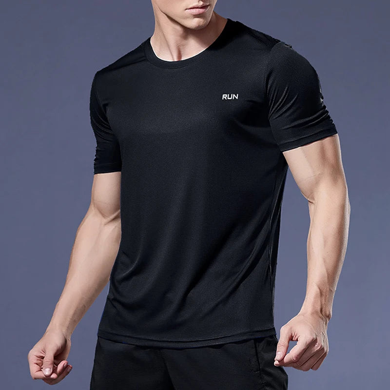 Summer Sport Gym t Shirt Men Quick Dry Running Bodybuilding Shirts Men Short Sleeve Fitness Tops Oversized Brazil t-Shirt Jersey