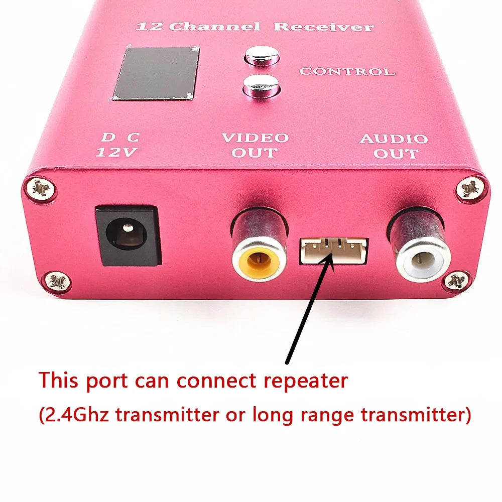 40km 1.2Ghz 1.3Ghz FPV UAV Video Transmitter and Receiver with 8W Drones Video Link 8 Channels